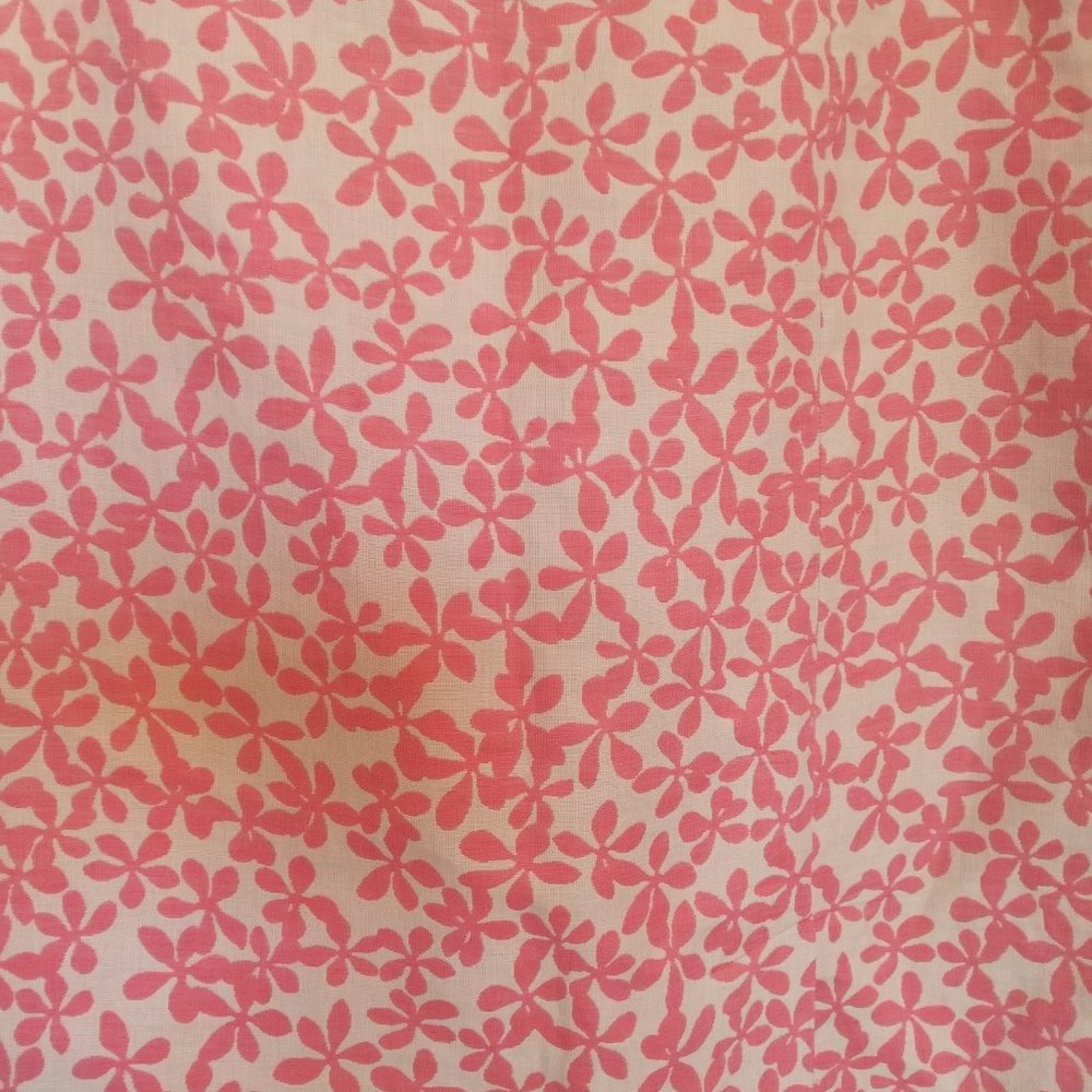 VTG 2004 FLORAL J Crew  LINEN blend SKIRT 10,  EUC - Picture 3 of 6